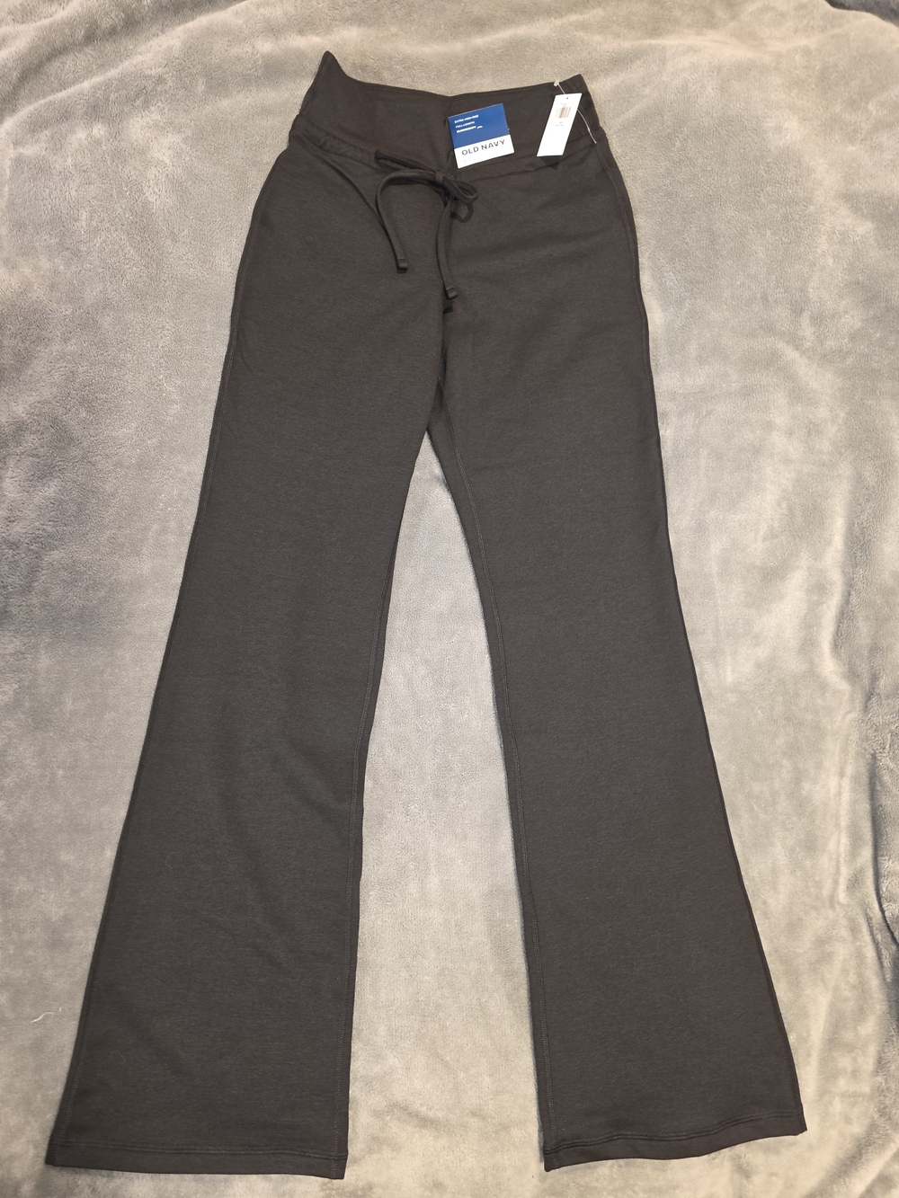 Old Navy Black Flare Sweatpants with Drawstring